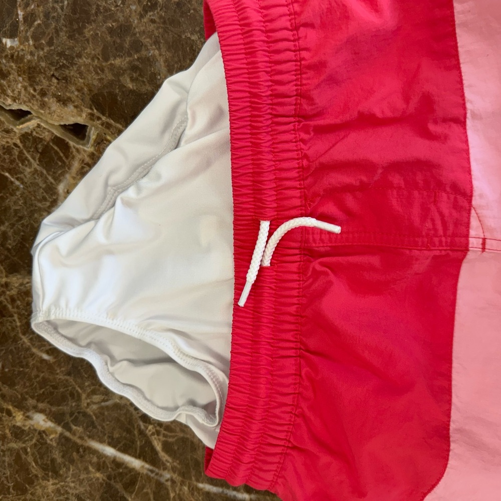 The Beaufort Bonnet Company Red and White Colorblock Swim Shorts - Picture 4 of 4